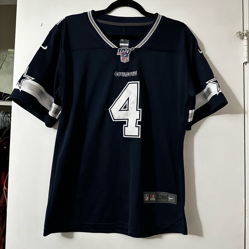 Dallas Cowboys Dak Prescott Jersey 100 season edition